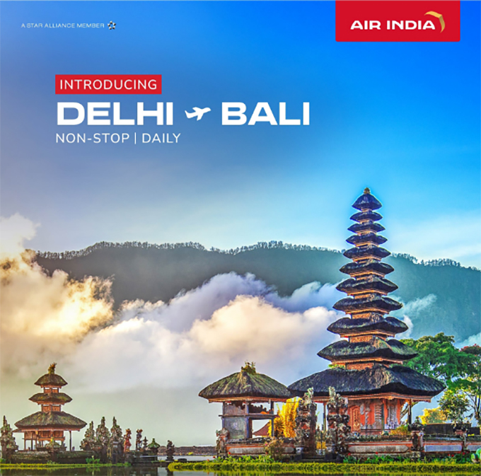 Air India introduces Delhi - Bali daily direct flights