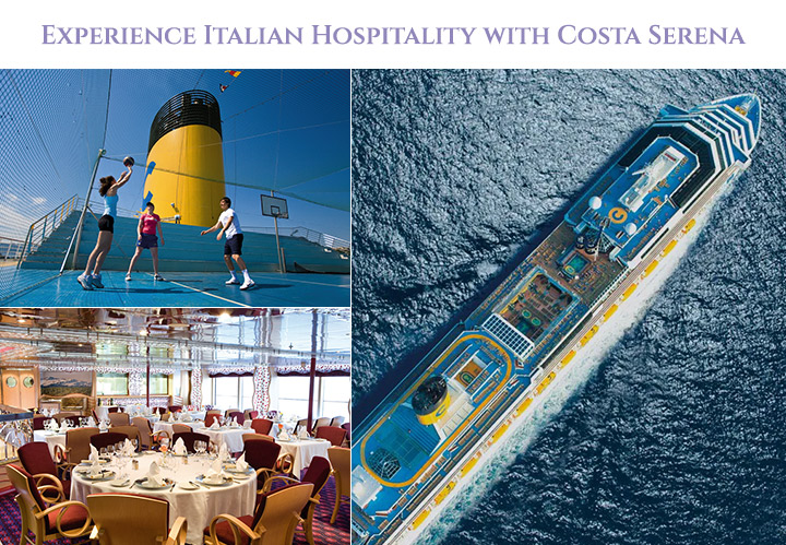 Experience Italian Hospitality with Costa Serena